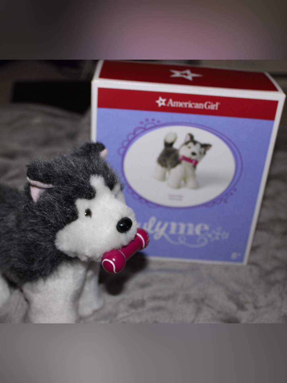 American girl doll husky dog